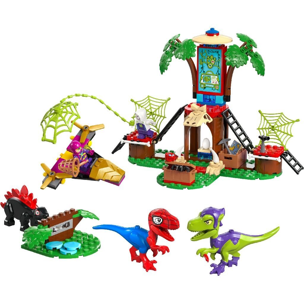 Lego Spidey And Friends 11200 Spidey En Gobby&#039;S Raptorstrijd Bij De Boomhut