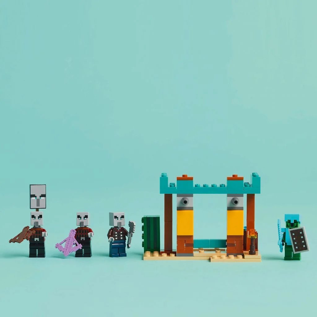 Lego Minecraft 21267 De Illagers In De Woestijn