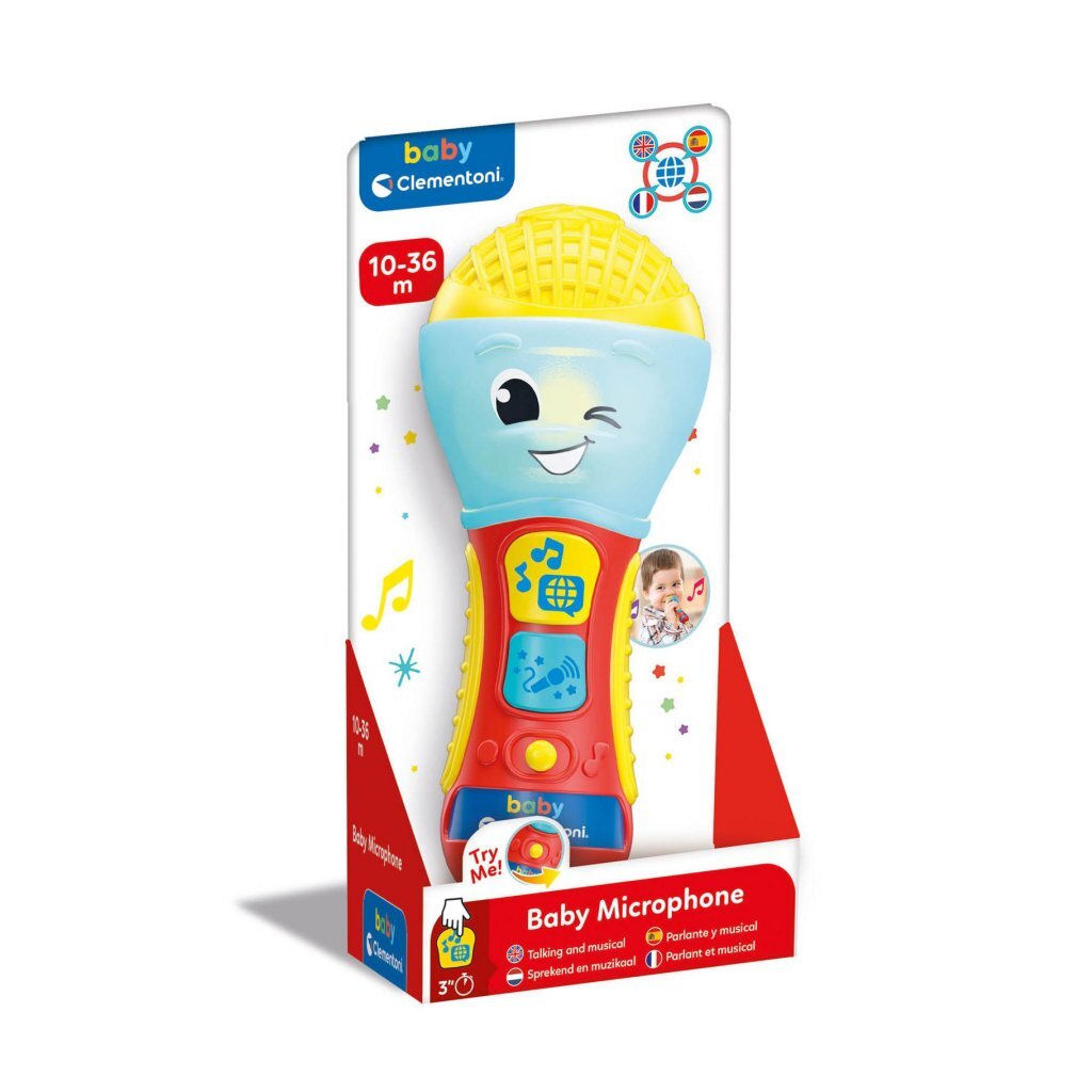 Clementoni Baby Microfoon + Licht En Geluid
