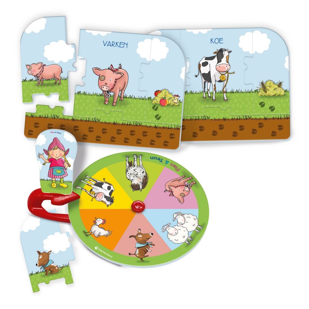 Clementoni Fien En Teun Op De Boerderij Puzzelspel