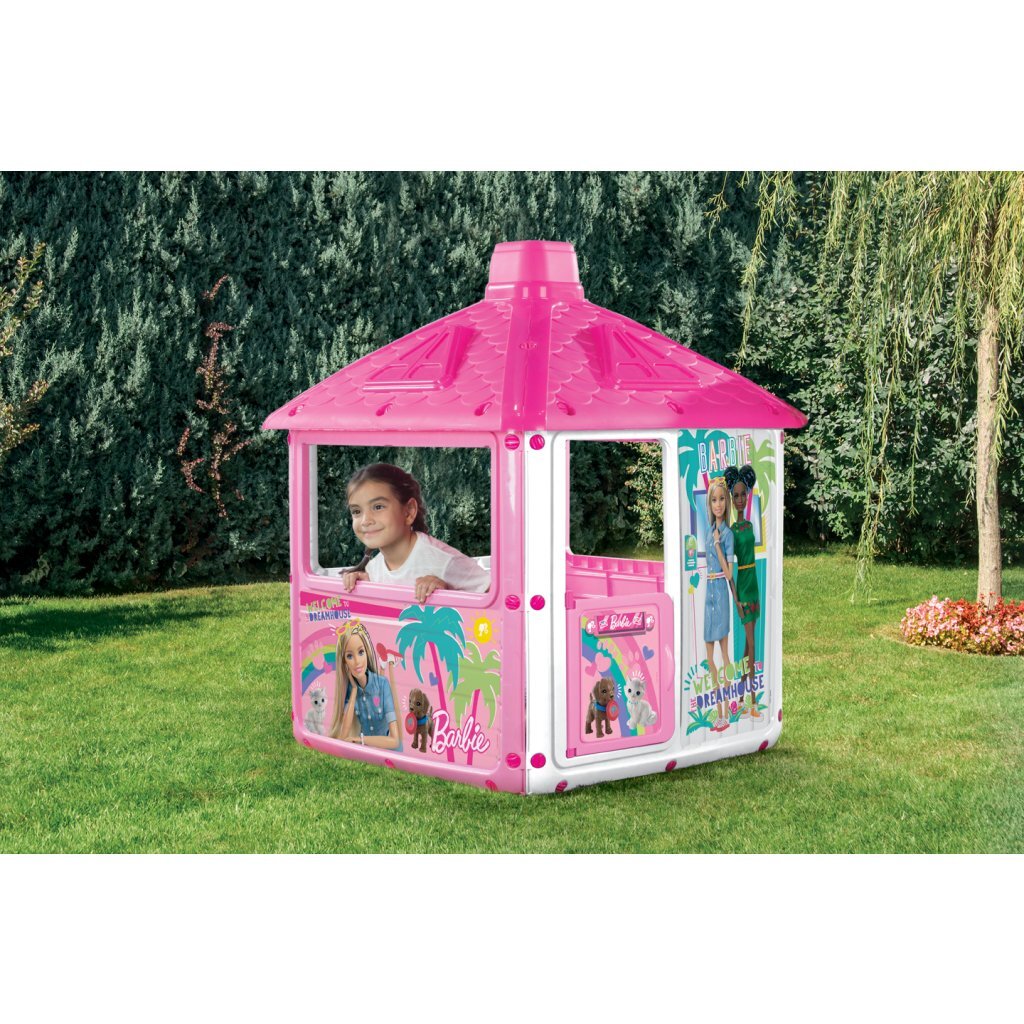 Barbie City Speelhuis 132X104X104 Cm Roze/Wit