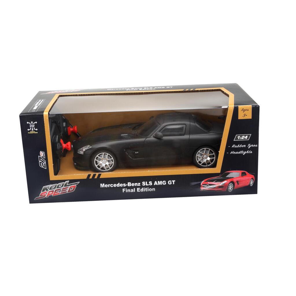Kool Speed Rc Mercedes-Benz Sls Amg Gt Final Edition 1:24 + Licht Zwart