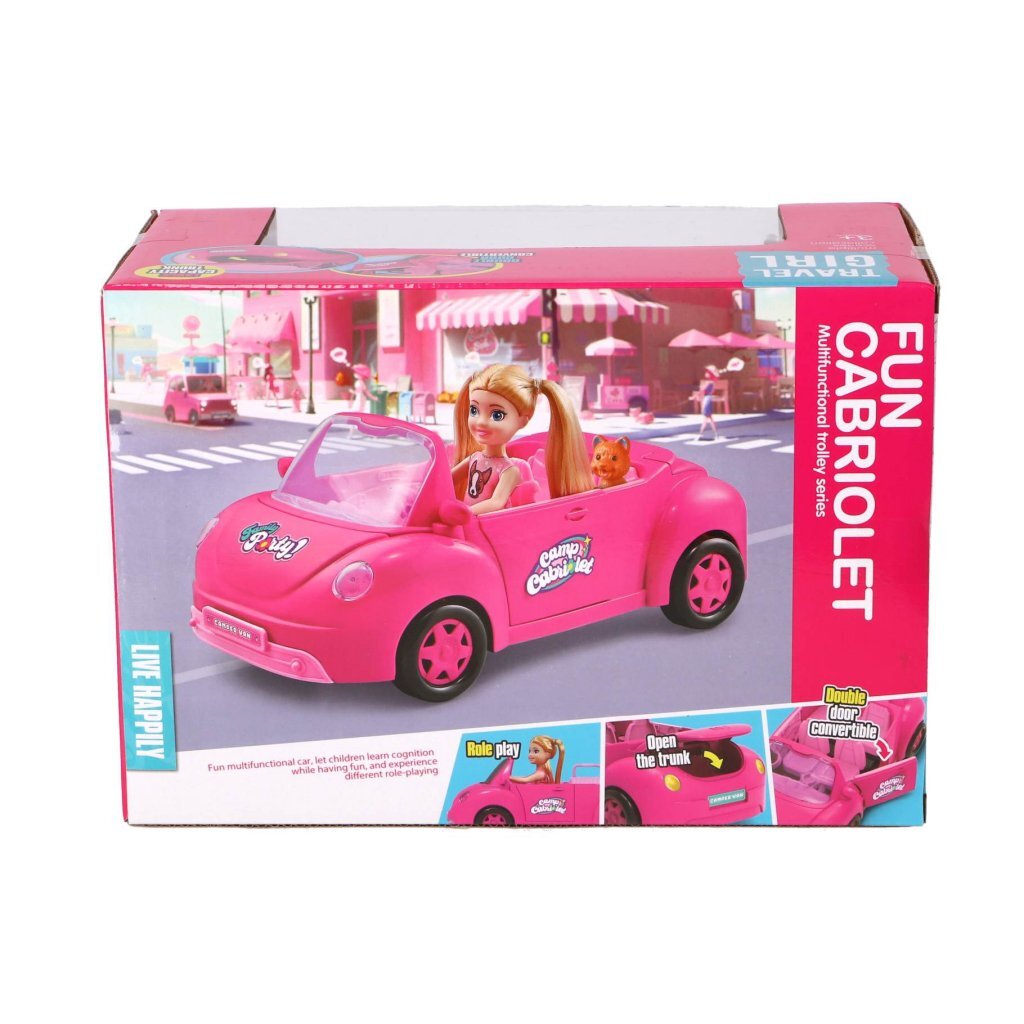 Overige Merken Fun Cabriolet Met Pop Roze