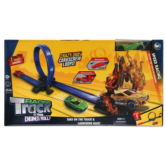 Overige Merken Racebaan Vlammen Met Looping + Auto