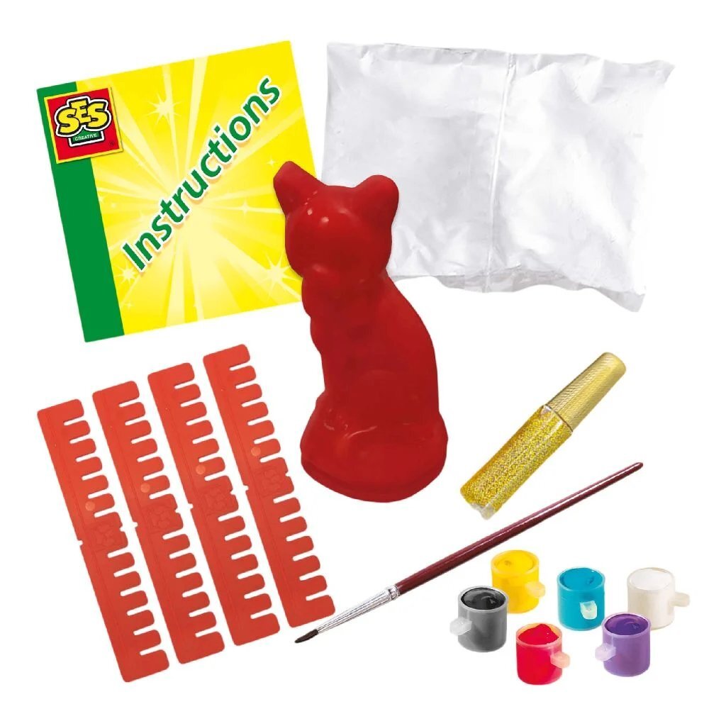 Ses Creative Gips Gieten En Schilderen Kat