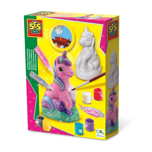 Ses Creative Gips Gieten En Schilderen Glitter Unicorn