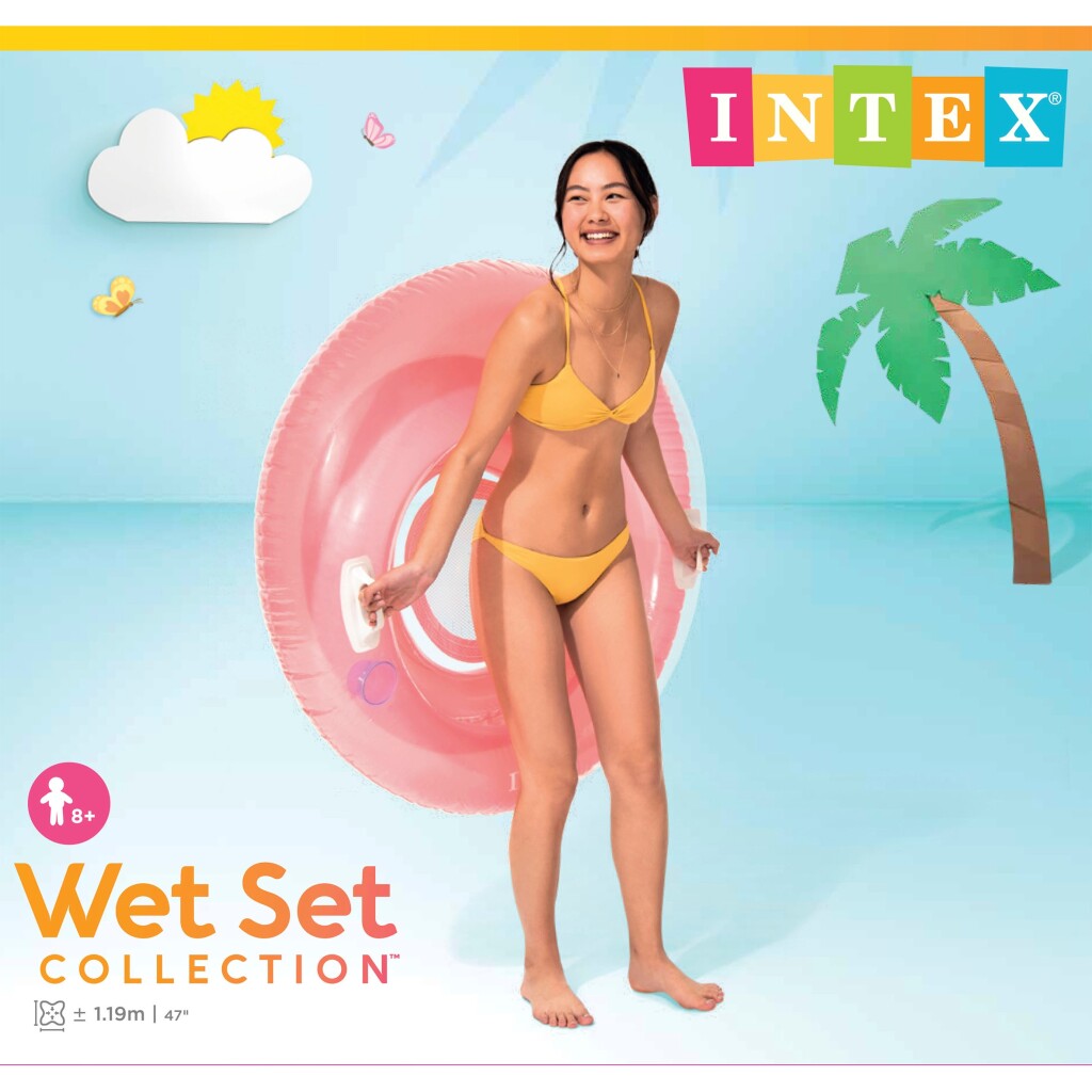 Intex Wet Set Collection Sit And Lounge Zwemstoel 119 Cm Assorti