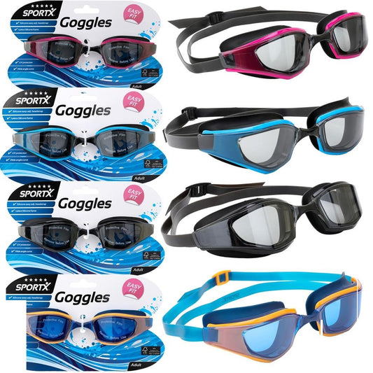 Sportx Volwassenen Zwembril 5 Sterren Assorti