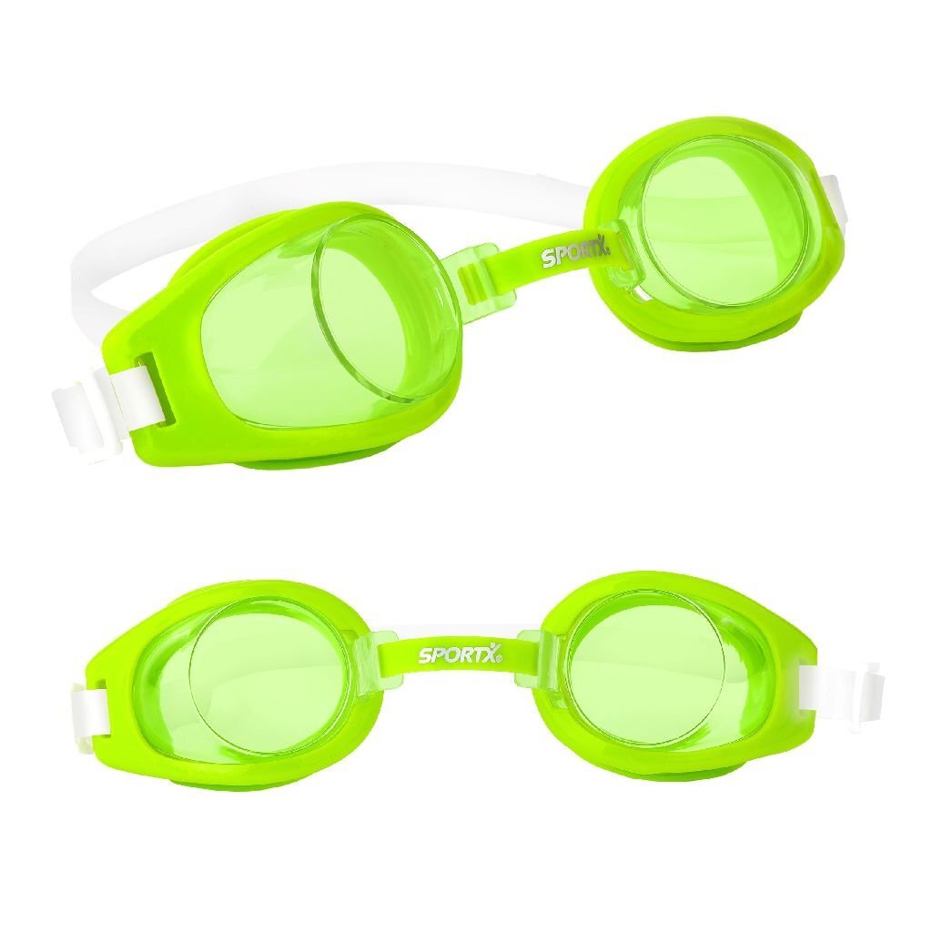Sportx Junior Zwembril 3 Sterren Groen/Blauw/Oranje Assorti