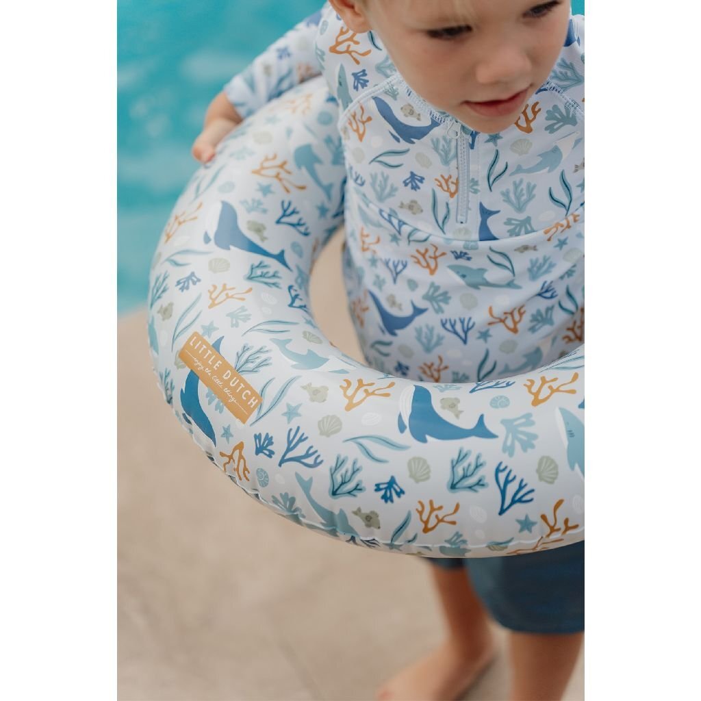 Little Dutch Ocean Dreams Zwemring 50 Cm Blauw