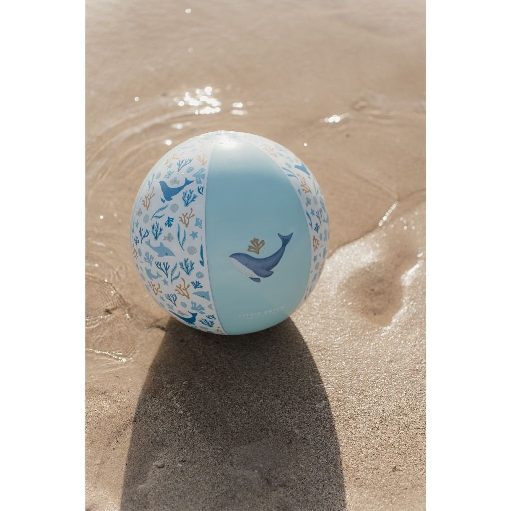 Little Dutch Ocean Dreams Strandbal 35 Cm Blauw