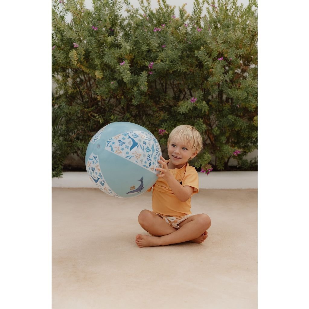 Little Dutch Ocean Dreams Strandbal 35 Cm Blauw