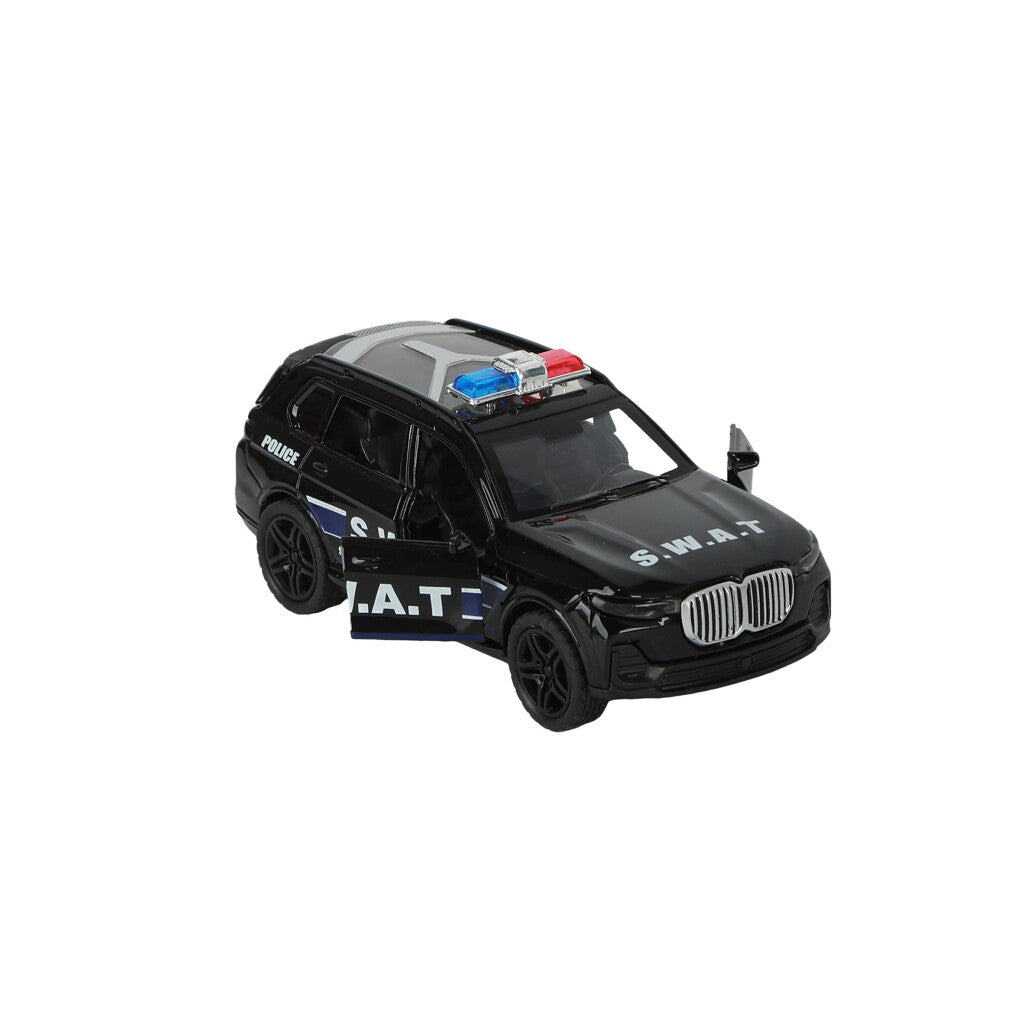 112 Pull-Back S.w.a.t. Auto 1:36 + Licht En Geluid