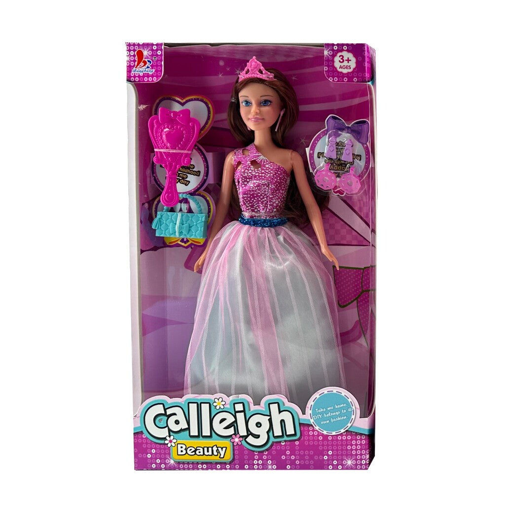 Overige Merken Calleigh Prinses Pop Assorti