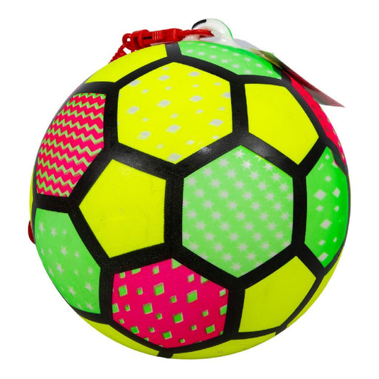 Overige Merken Neon Bal Met Koord 20 Cm