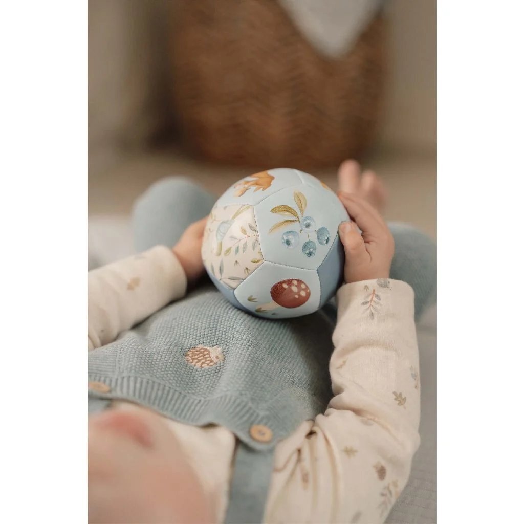 Little Dutch Forest Friends Softbal 10 Cm Blauw