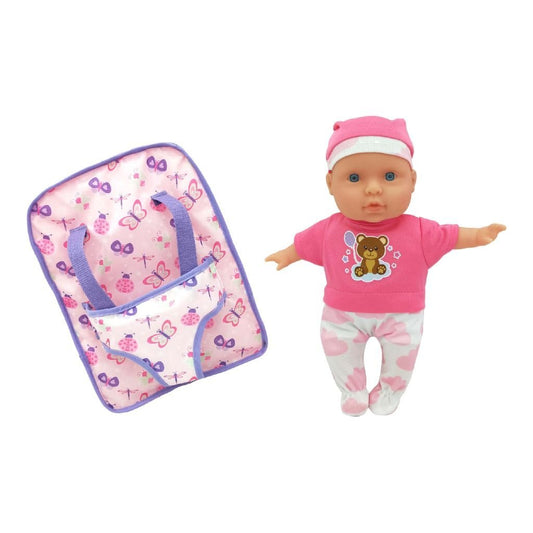 Overige Merken Mother Love Babypop In Draagzak 26 Cm