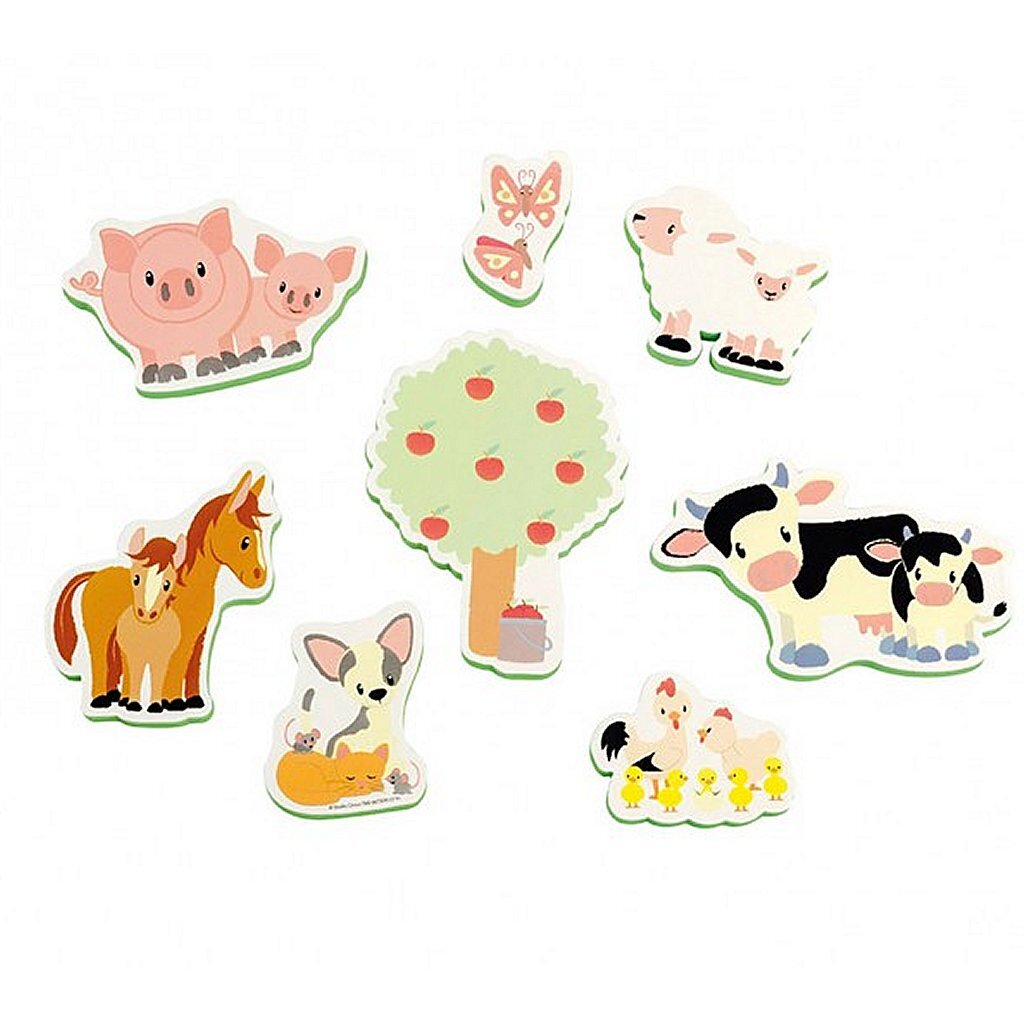 Studio Circus Bad Foamfiguren Boerderijvriendjes 8-Delig