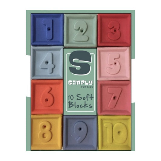 Simply For Kids Zachte Stapelblokken 10 Stuks