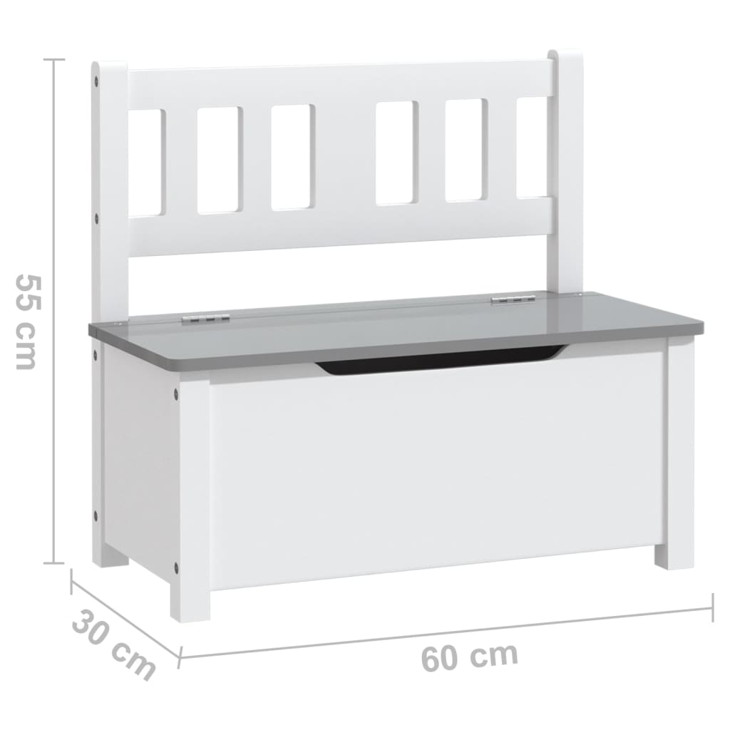 3-Delige Kindertafel- En Stoelenset Mdf