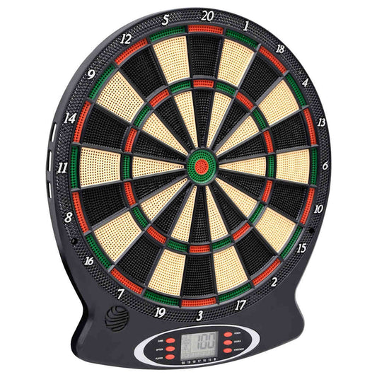 Dartbord Elektrisch Met Darts Polypropeen Zwart