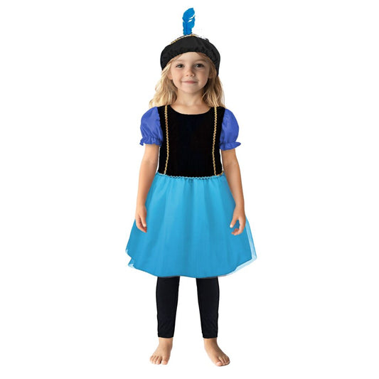 Overige Merken Pietenjurk 98-104 Paars/Blauw