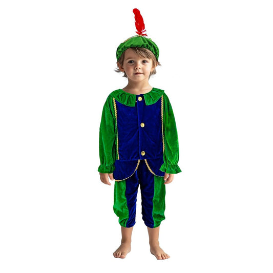 Overige Merken Pietenpak 98-104 Groen/Blauw