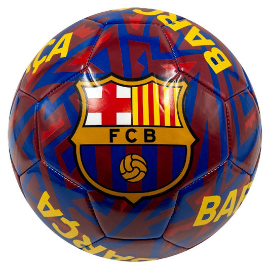 Overige Merken Voetbal Fc Barcelona Tech Square Maat 5 Blauw/Rood