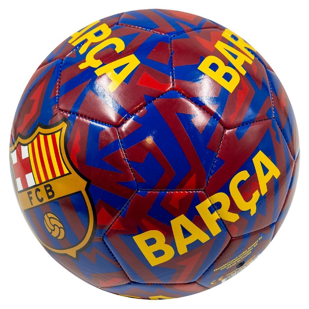 Overige Merken Voetbal Fc Barcelona Tech Square Maat 5 Blauw/Rood
