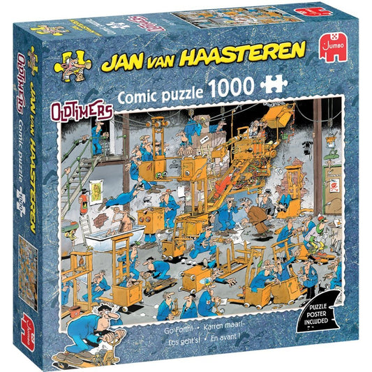 Jumbo Jan Van Haasteren Puzzel Oldtimer Karren Maar! 1000 Stukjes